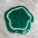 Small green ceramic dish