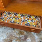 Living Scandinavian teak sideboard, 1950s