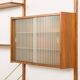 Preben Sorensen PS System teak wall unit, Randers, Denmark, 1960s
