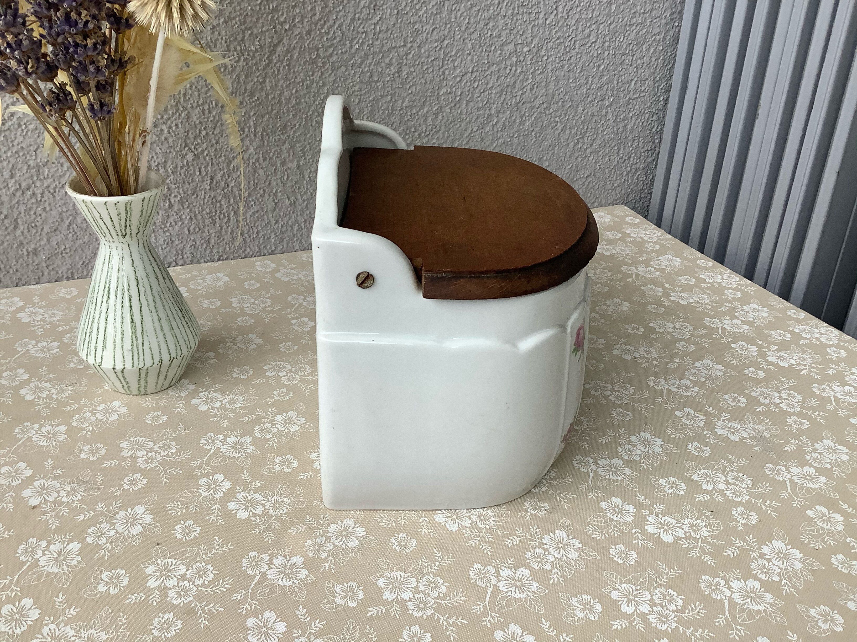 Vintage wall salt box