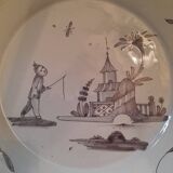Assiette faïence XVIIIéme siècle.
