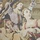 French wall tapestry Gobelin Tapestry "Jolly Men" "After Rembrandt"