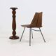 Decorative Solid Wooden Pedestal 1970s