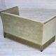 1970s, Danish 2-seater sofa, furniture velour, beech wood legs.