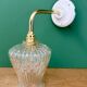 Vintage glass tulip wall light