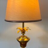 Vintage brass spike lamp from the 70s