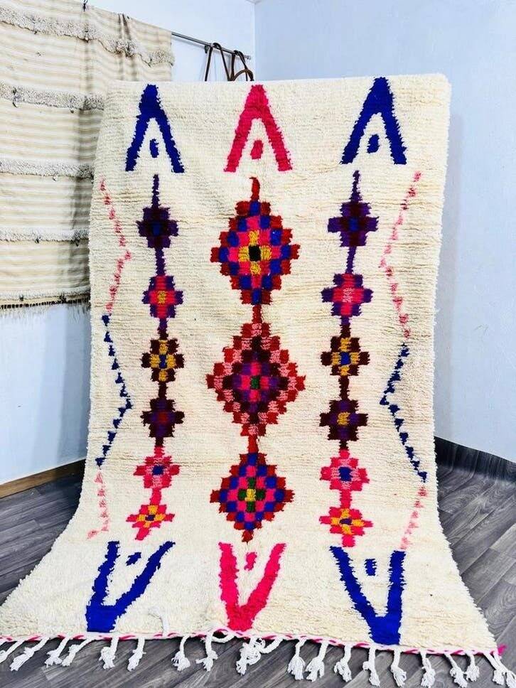 Tapis berbère fait main marocain Neuf