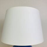 Blue ceramic ball lamp by Duriez, 1980s