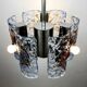Mid-century Murano glass chandelier attributed to Toni Zuccheri for Mazzega, Italy, 1970s.