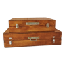 Wooden suitcases