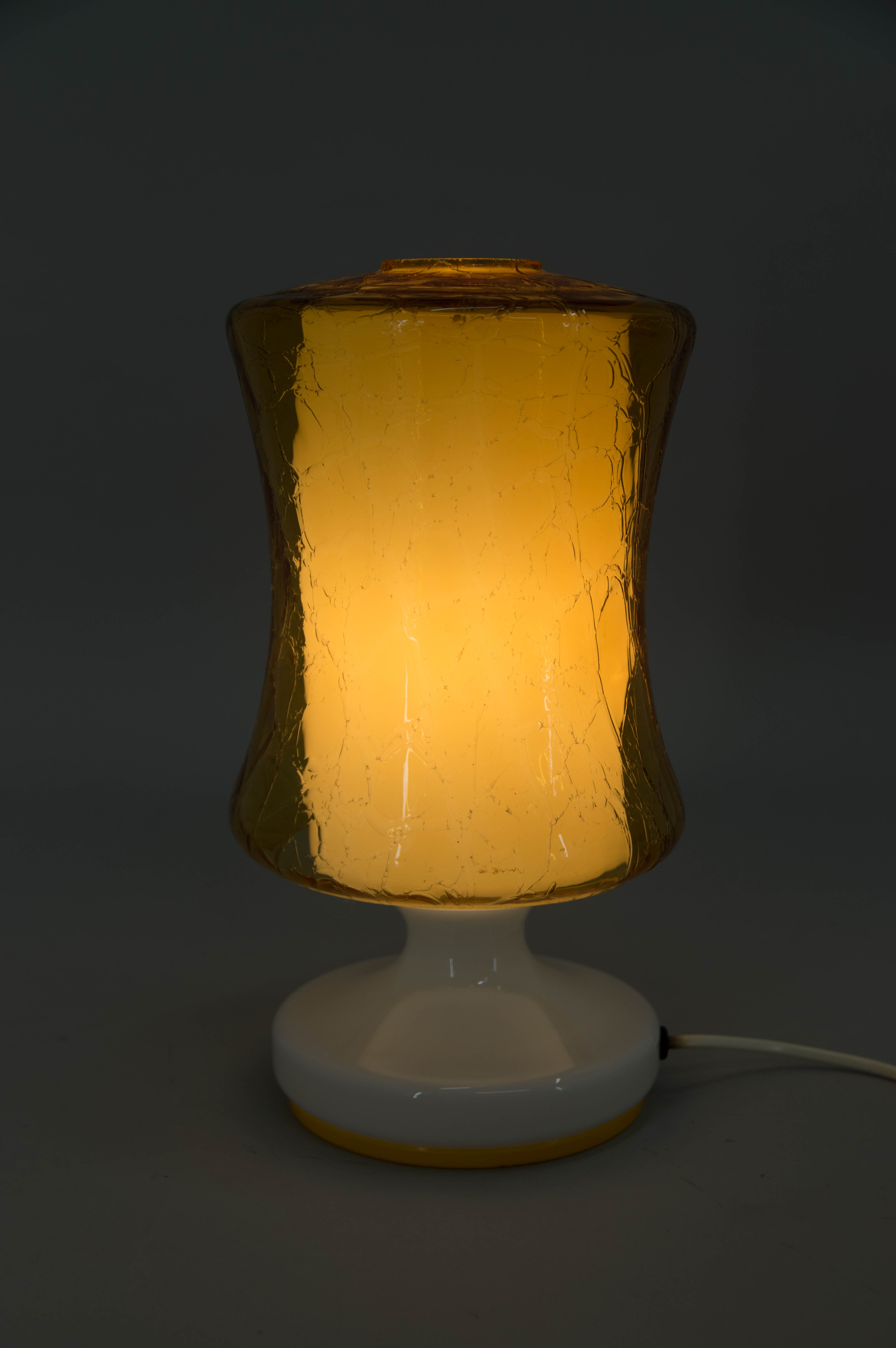 Mid-Century All Glass Table Lamp, 1970s