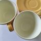 Duo of cups and saucers Pagnossin Treviso