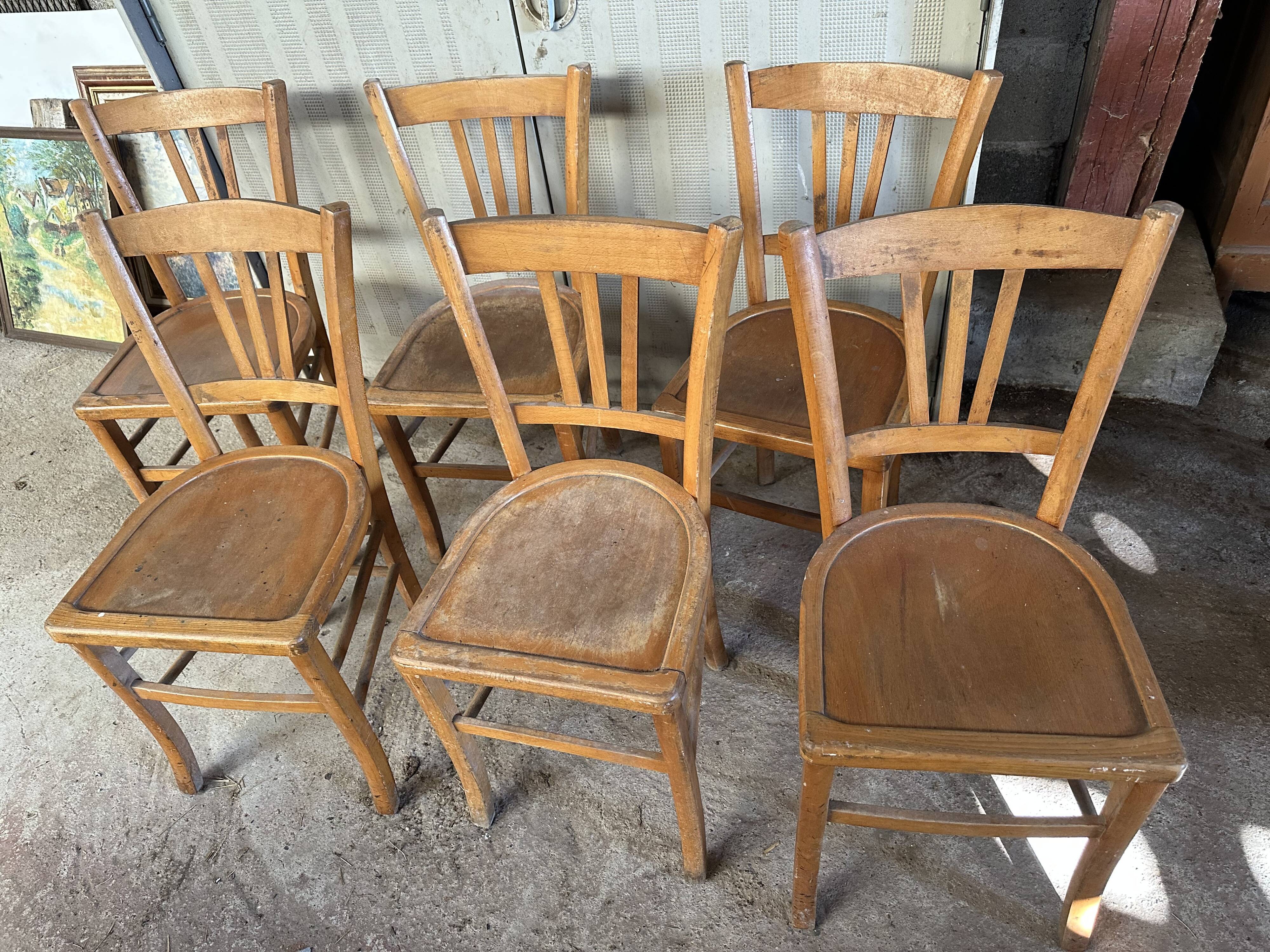Lot 6 bistro chairs luterma