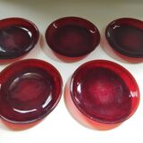 Arcoroc Sierra Ruby dessert plates