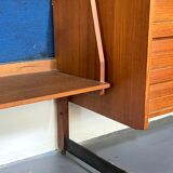 Mid-Century Modern modular wood bookcase from 50s