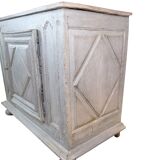 Original Painted Food Cabinet Grey Colour, Spanish Origin From 1720s