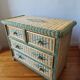 Rattan and wicker commode from the 70s – 80s