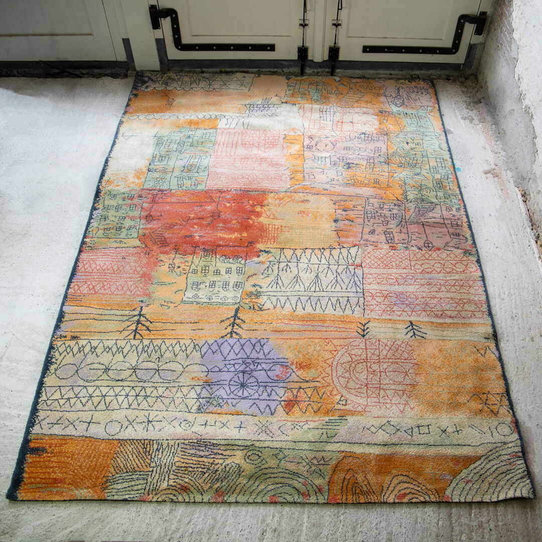 Vintage Paul Klee art rug - 335x250cm