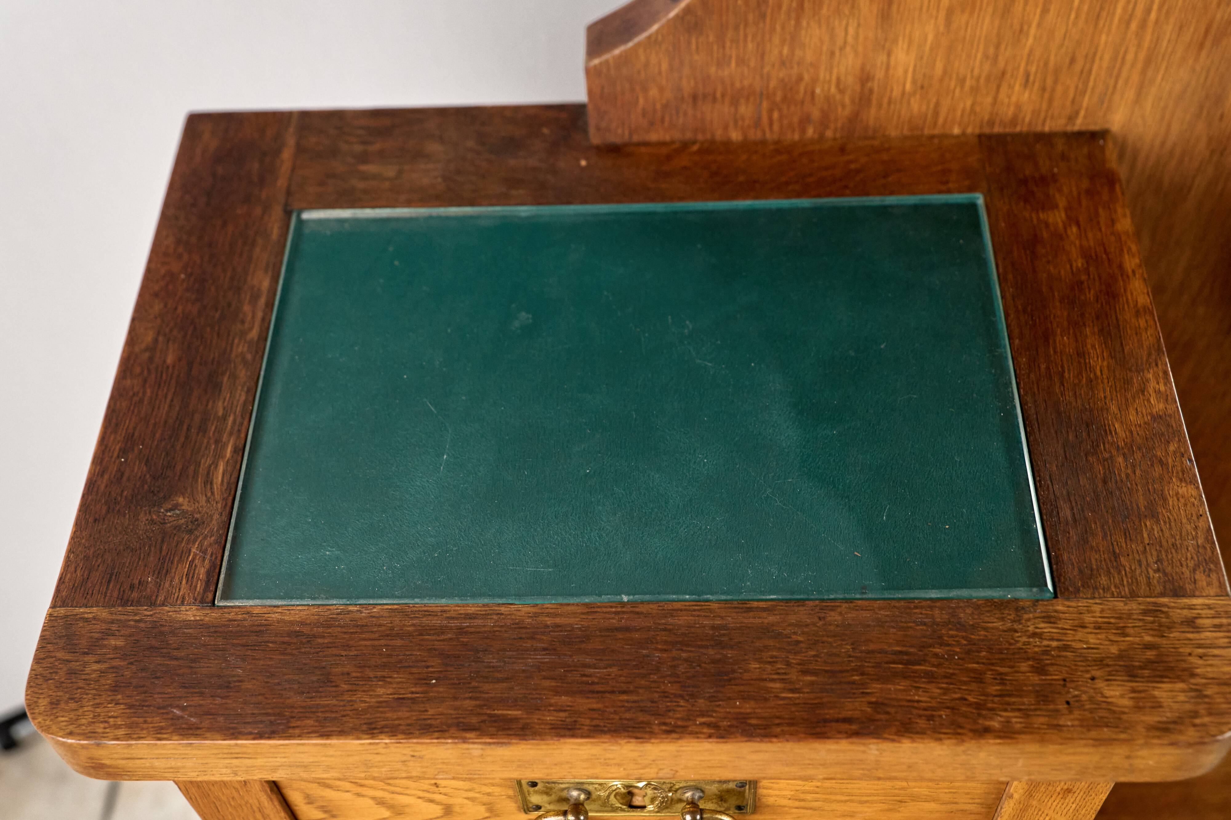 Antique Wooden Vanity, 1920s, Czechoslovakia