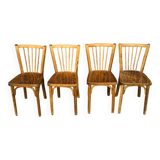 (Lot) 4 Chaises Bistrot Baumann n° 84