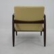 1960s edmund homa model gfm 64 beech armchair, restored