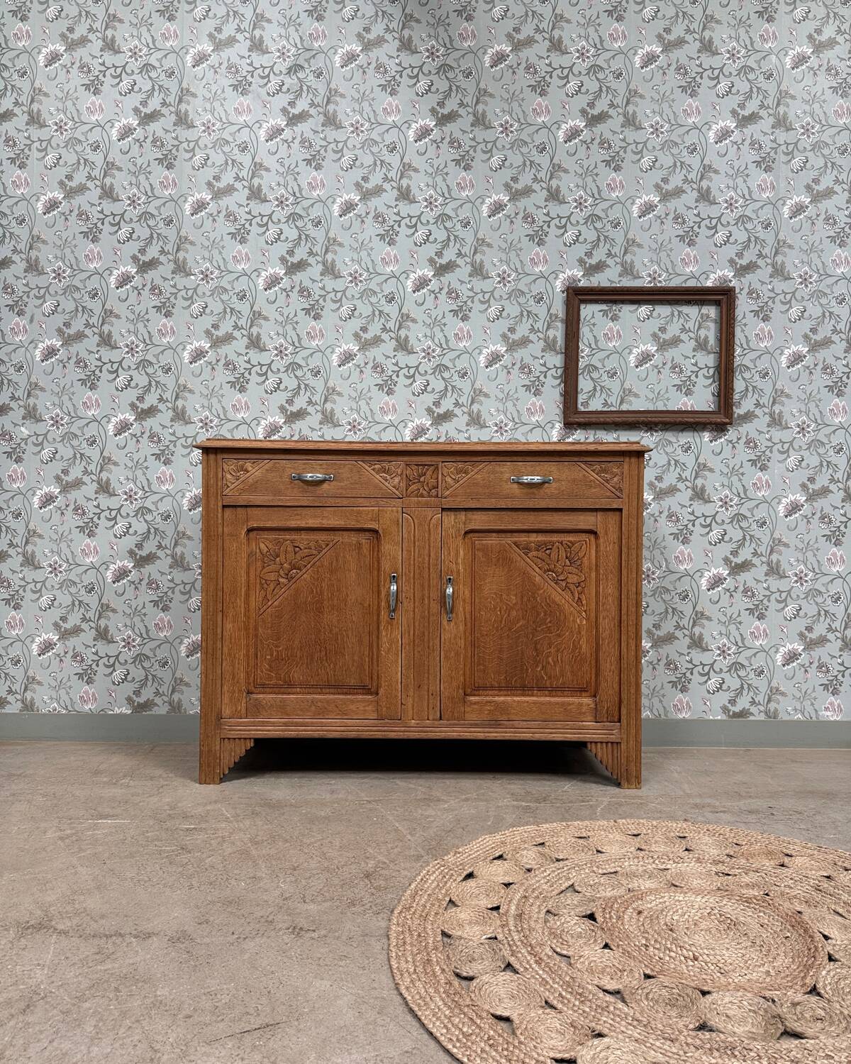 Art Deco oak grand buffet