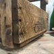 Antique bottle rack