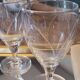 10 60's stemmed glasses