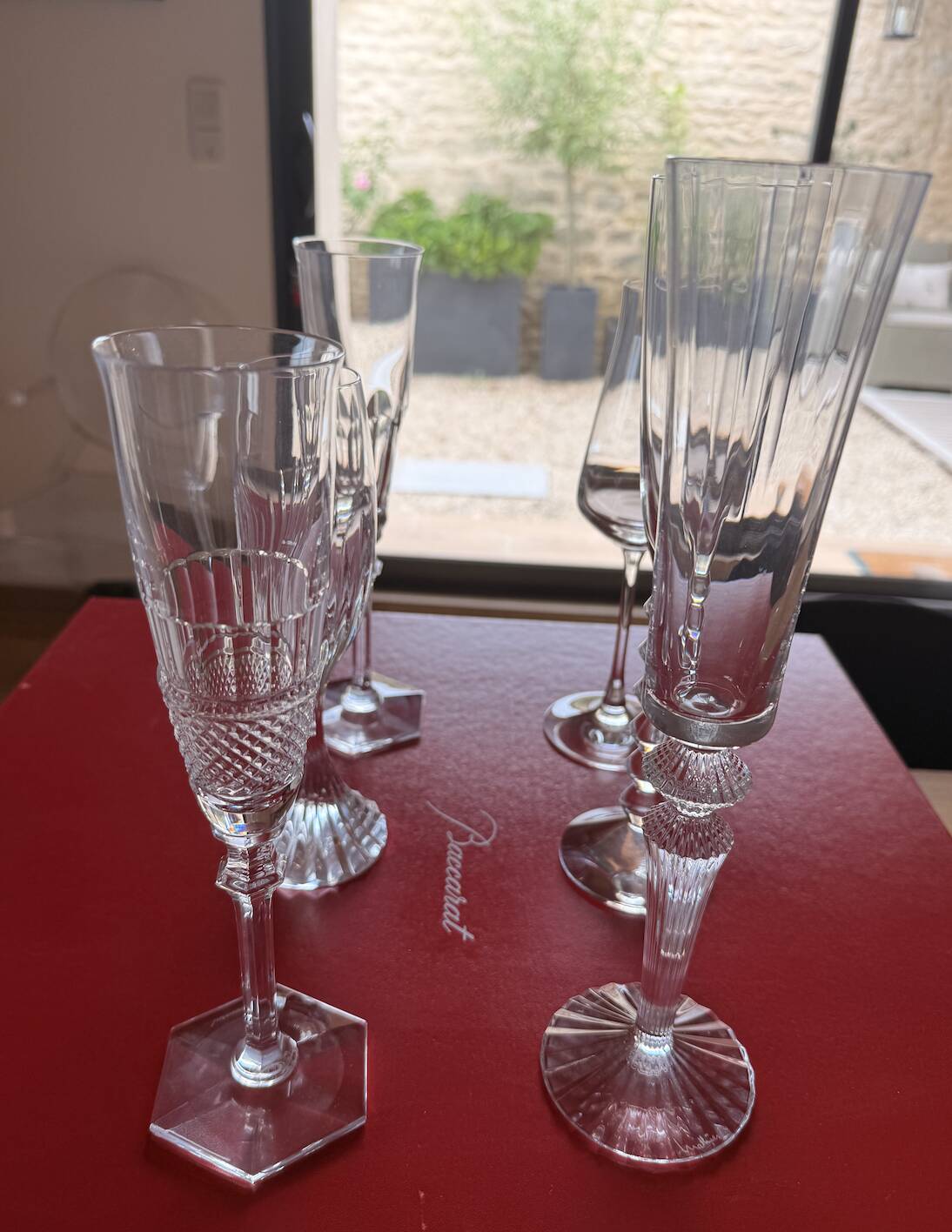 Verre Baccarat flute a champagne lot de 6