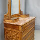 Coiffeuse Marquetée à 5 Tiroirs Et Psyché 1925
