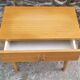 Blond wood bedside table, vintage, 1960s
