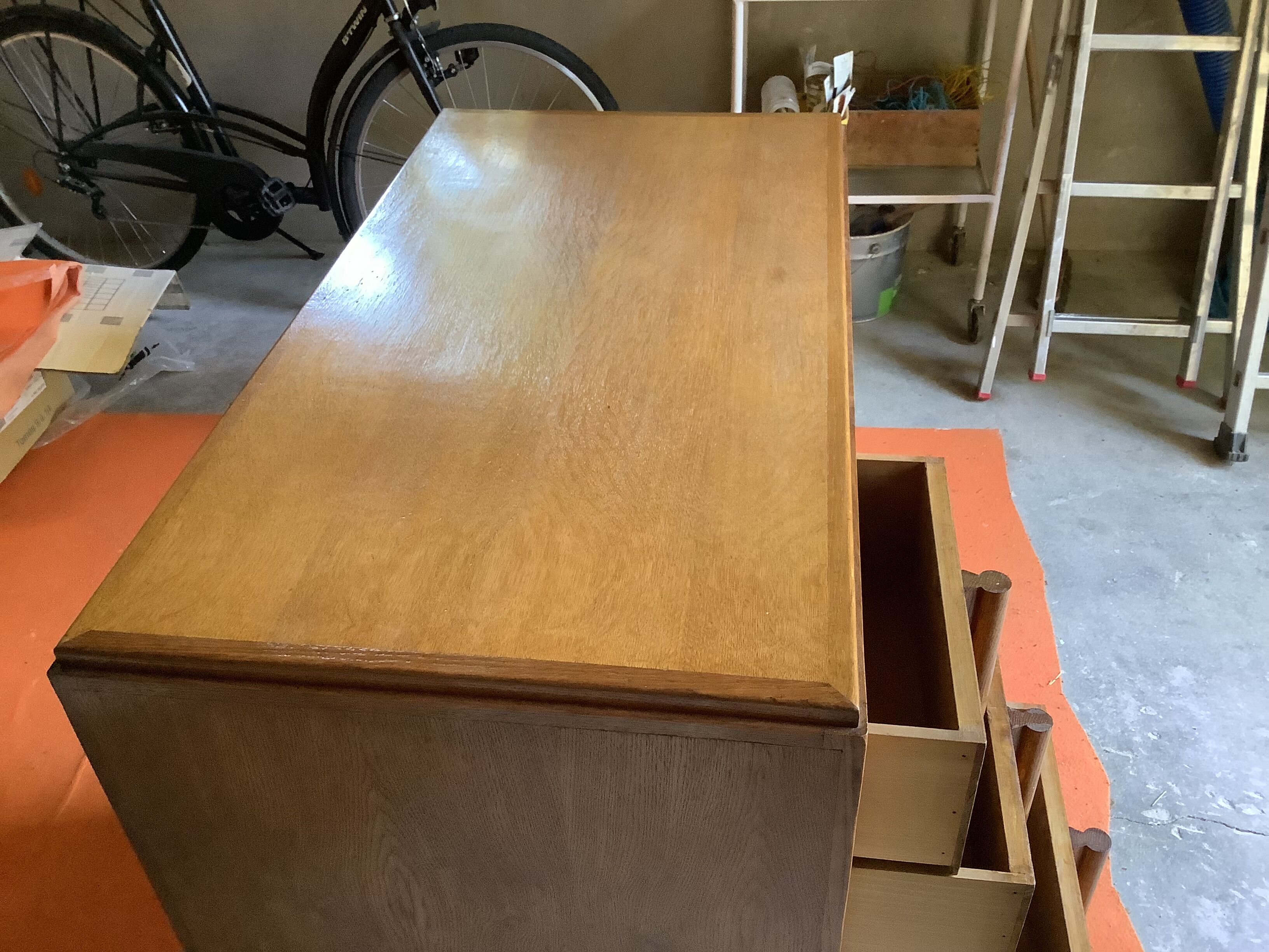 Oak desk 50s
