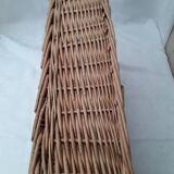 Wicker storage basket