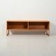 1960s oak TV stand by Arne Wahl Iversen