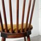 Baumann “Minuet” chair with yellow seat