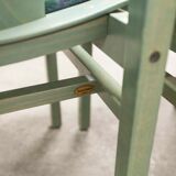3 Baumann Argos chairs green 1990