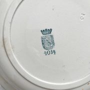 Ironstone dish, model 4014 Saint Amand
