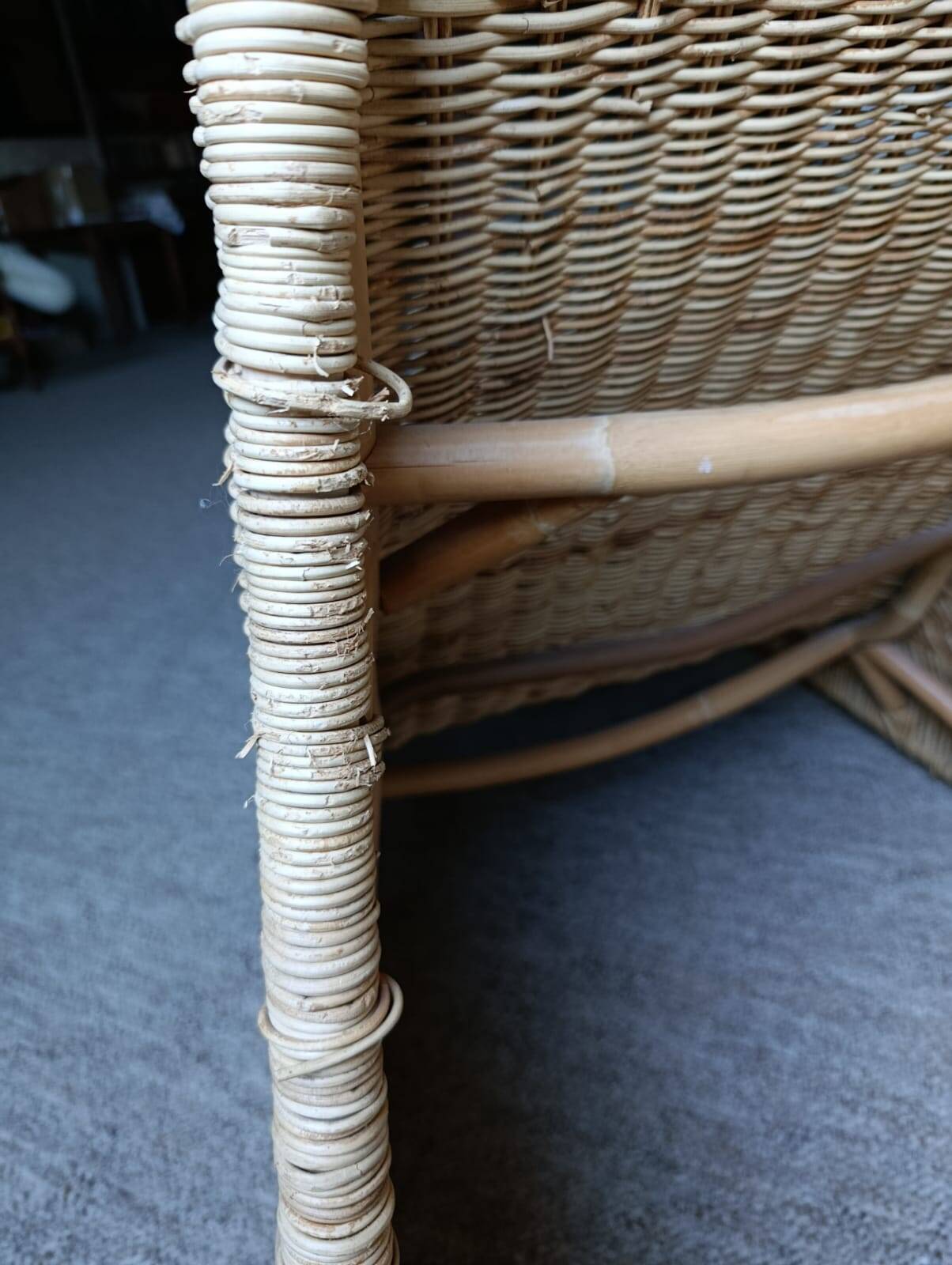 Karlskrona rattan daybed by Carl Öjerstam