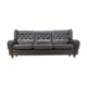 Republic Czech 1970 s leather brown sofa