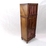 Former radio and music locker furniture