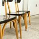 Set of 6 restored Luterma "banana" chairs