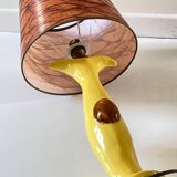 Vintage signed art ceramic lamp