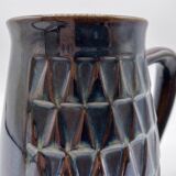 Mug/tasse en grès • Søholm • Série bleue d'Einar Johansen • Danemark 60s