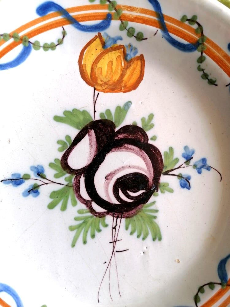 Plate earthenware of Bordeaux, late eighteenth century