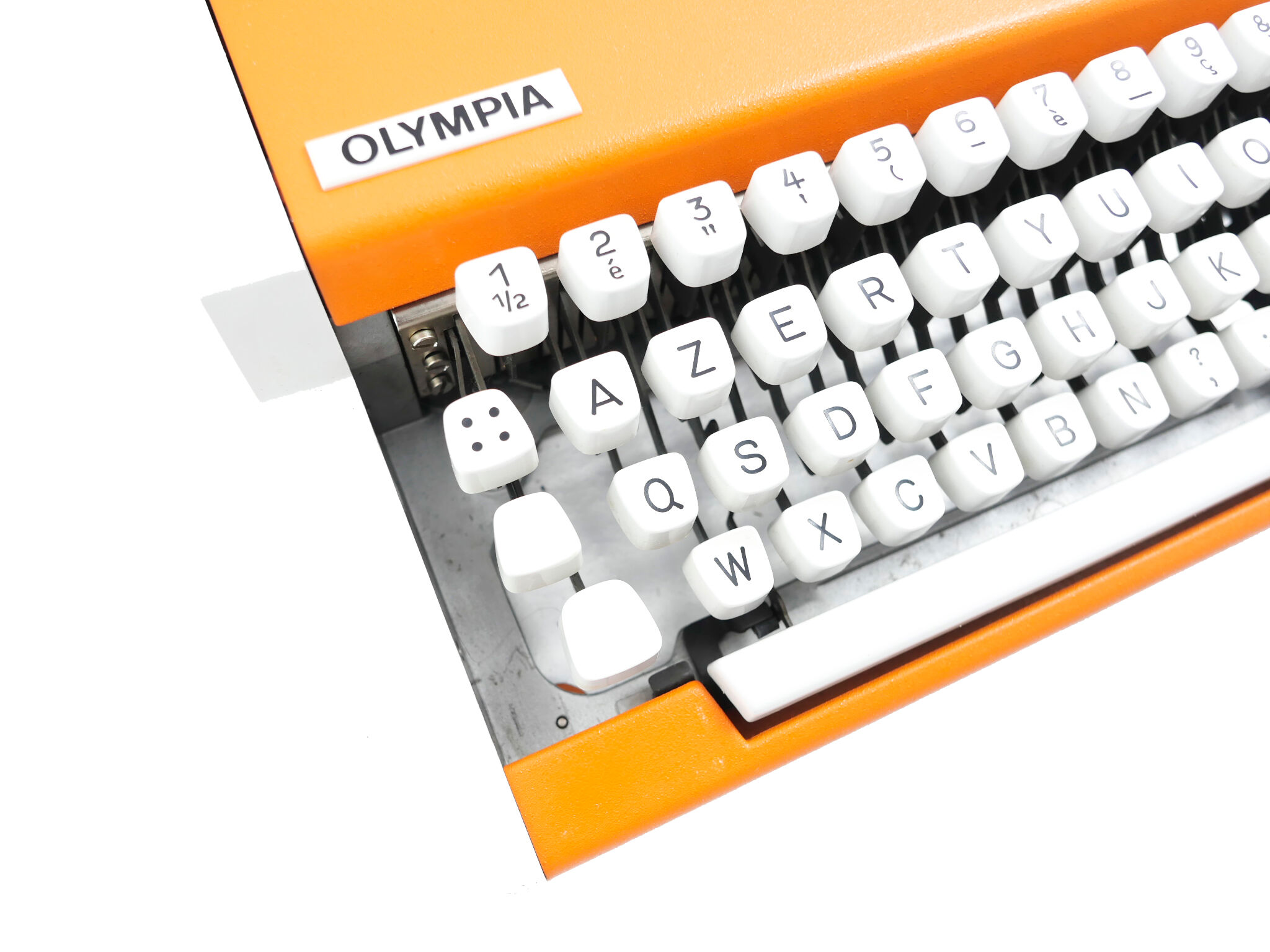 Machine to type Olympia Traveller Luxury Orange revised new ribbon