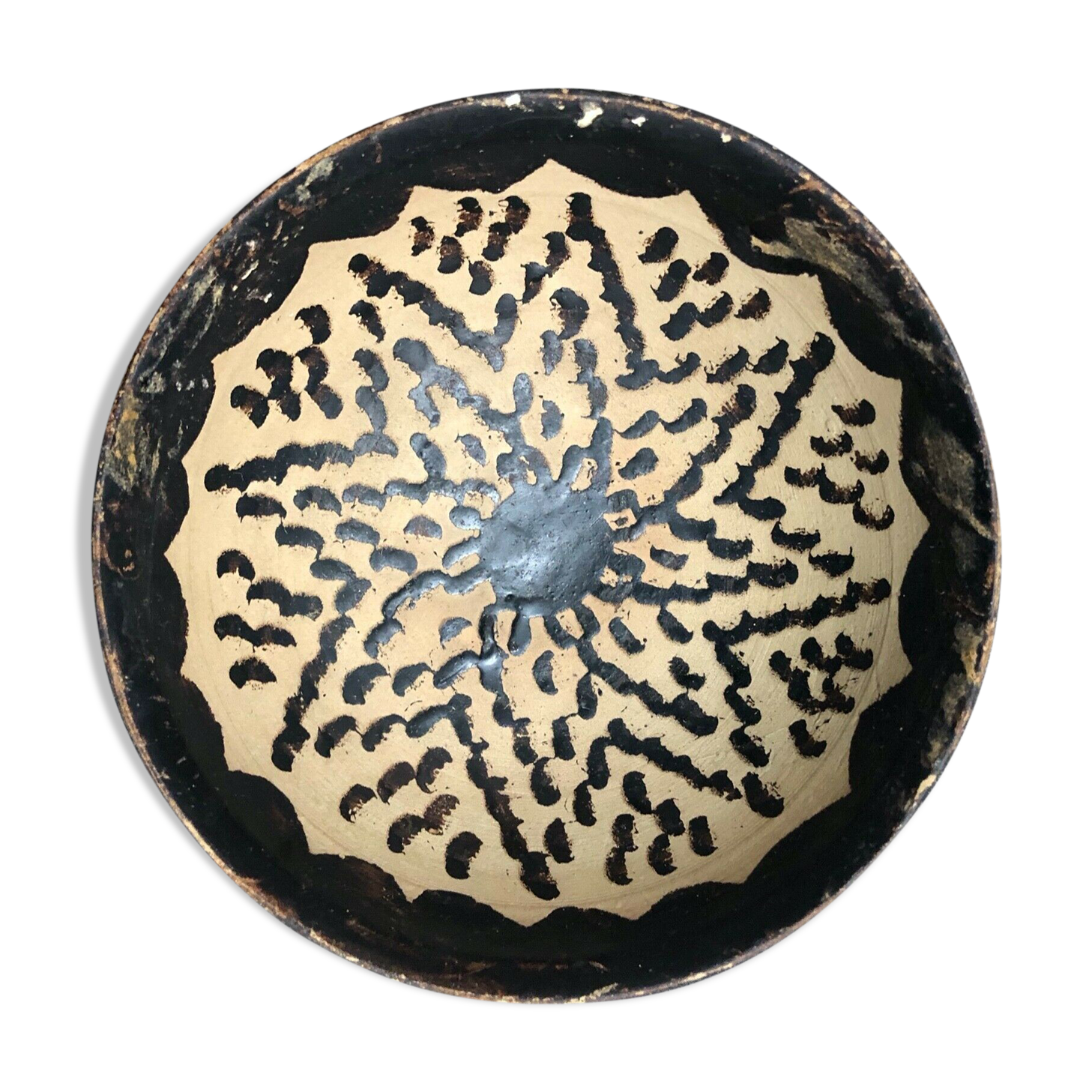 Ceramic Berber bowl 20th Morocco