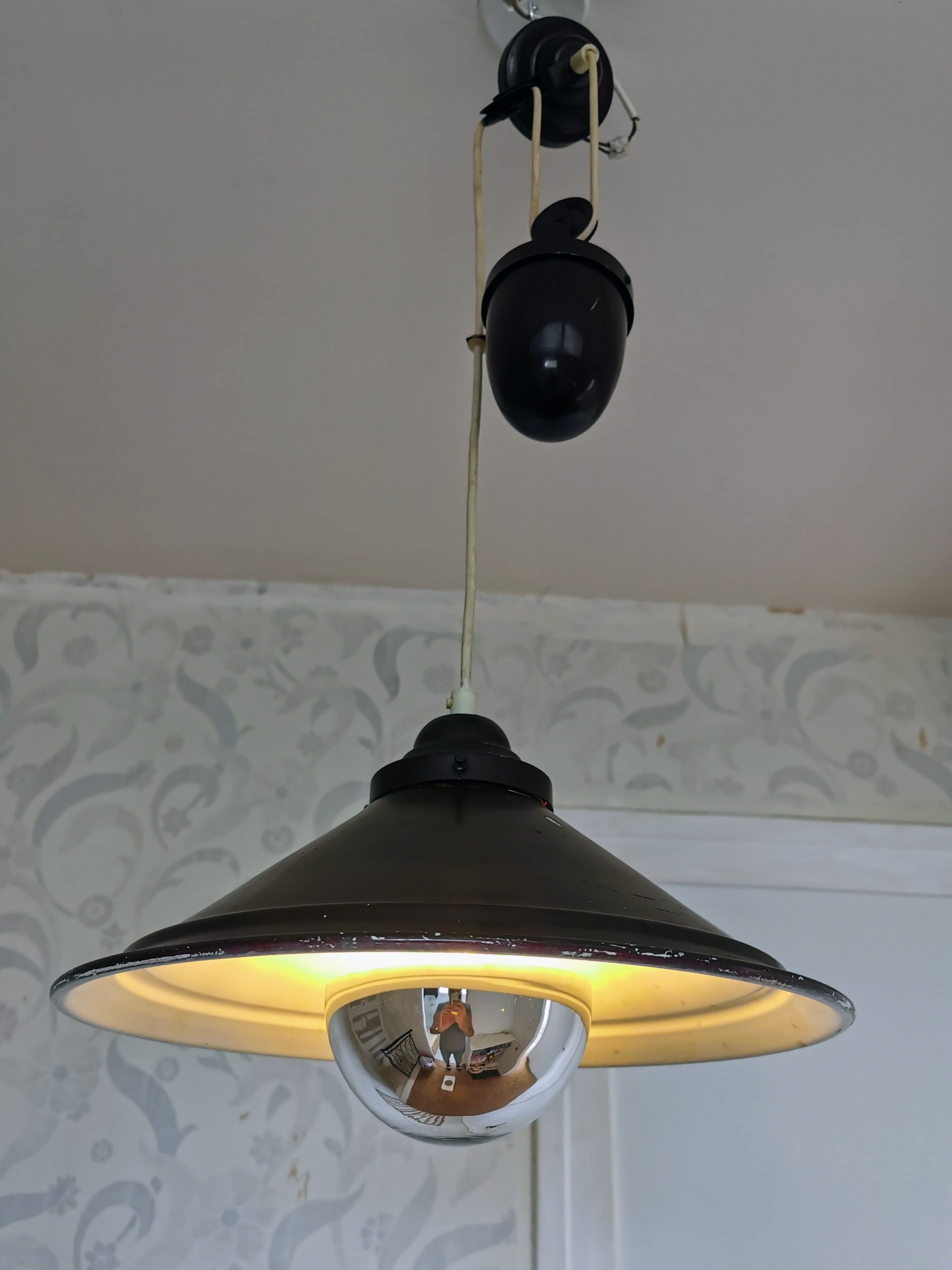 Vintage pulley suspension