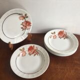 Set of 6 vintage soup plates