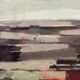 Original Swedish Oil on Panel – “Field Patches” by Evert Färhm (1901–1971) – Signed – 1968 – Vintage & Framed – 61 × 53 cm (24" × 20.9")