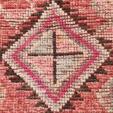 83x337Cm Cinnamon Red Runner Rug, Turkish Wool Runner Rug, Antique Rug